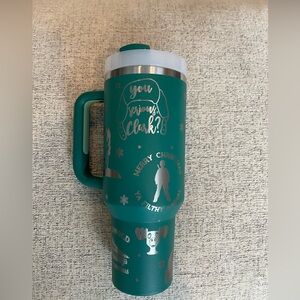 Alpine green Stanley Engraved Christmas Movie Quotes